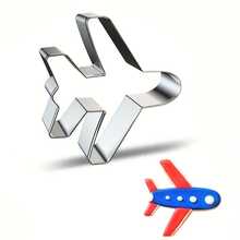 1pc Stainless Steel Train, Tractor, Bus, Airplane, Excavator Shaped Cookie/Cake Mold DIY - View 4