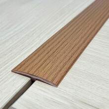 1pc Molding Floor Transition Strip For Tile To Laminate/Vinyl And Carpet, PVC Flat Divider Strip For Joining Flooring Gaps, Self Adhesive Vinyl Floor Edge Strip Wood Grain Finish - Cuttable - C - View 13