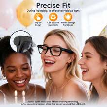 4/6pcs Camera Lens Cover Stickers Suitable For R-Ayban M-Eta O-Akley/Wayfarer/Skyler/Headliner Glasses Camera Lens Shade - View 5