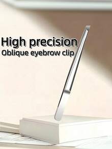 Nhíp tỉa lông mày bằng thép không gỉ chất lượng cao, kìm triệt lông, nhíp nhổ lông, nhíp tỉa lông mày vát cạnh, dụng cụ chăm sóc da mặt. - Nhiều màu - Xem 2