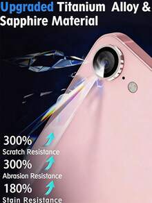 3 Packs - Camera Lens Protector Compatible With IPhone 17 Pro Max/17 Pro, Also Compatible With IPhone 17 Pro Max, 17, 17 Pro, 17 Air, 16 Pro Max, 16, 15, 14, 13, 12, 11 Pro Max. High-Definition, Independent Scratch-Resistant Protective Case, Compatible With Phone Cases. Applicable To Daily Shield, Office, Home Daily Shield Office Home Phone Camera Cover Waterproof Shockproof Anti-Fall Scratch Resistant - Clear - View 3