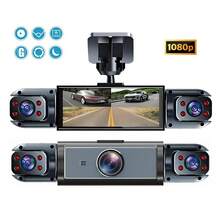 360° Dash Cam - Front, Left And Right View, Triple-Lens Car DVR, 3.16" IPS Screen, Night Vision, Motion Detection, Loop Recording, Wide Angle Security Camera, 150mAh Battery - 3 Camera - View 2