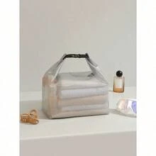 1PC Swimming Bag, Women's Dry Wet Separation Portable Swimsuit Storage Bag, Special Waterproof Bag, Large Capacity Men's Beach Wash Bag, Suitable For Swimming, Bathing And Travel Purse Wallet For Outdoor Sport Summer Vacation Holiday Pool Sport Bag For Sports For Fitness For Exercise Travel Bag For Vacation For Women For Men Travel Essential Durable Beach Bag For Beach - 灰色 - 查看 11
