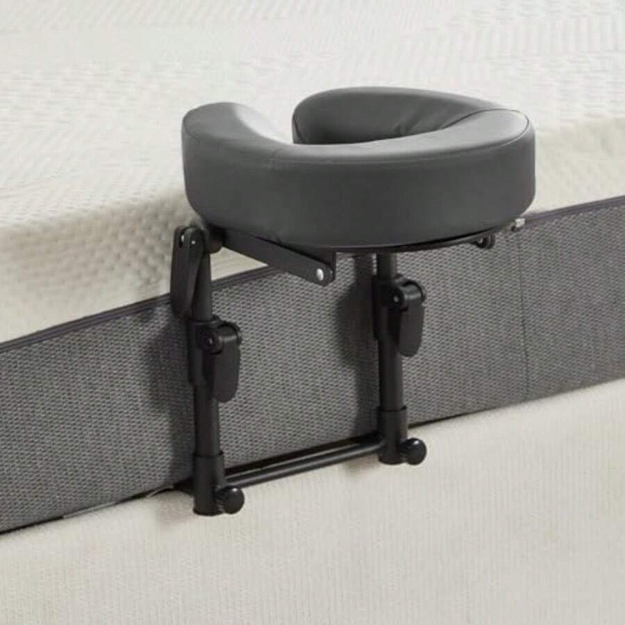 Reposacabezas de masaje para cama cuna de masaje ajustable en casa accesorio portátil para cama de masaje kit de reposo para mesa de masaje para cama de salón almohada boca abajo después - Grisoscuro - Ver 1