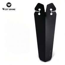WEST BIKING Guardabarros trasero para bicicleta ligero y aerodinámico, con sistema de liberación rápida, compatible con bicicletas de carretera, montaña y gravel, para uso en todo tipo de clima, fácil de almacenar y transportar, adecuado para ir al trabajo, carreras y ciclismo todoterreno, se ajusta a ruedas de 26", 27.5", 29", Casco de bicicleta - Multicolor - Ver 12