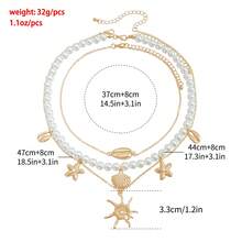 Bohemian Beaded Shell Necklace, Unique High-End Choker Necklace For Beach Vacation - Beaded Seashell Necklace - View 5