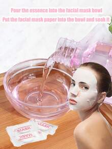 101pcs Disposable Compressed Mask Sheets, Transparent Mask Bowl, Individually Packaged Mask, Portable Compressed Mask Sheets, Home And Beauty Salon Use Skincare Mask Sheets, Skincare Tools, Beauty Tools, Travel Essential (101/100/50/31/30/5pcs) - Multicolor - View 5