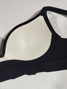 Đồ lót nữ gợi cảm, thân thiện với da, tôn vòng một, họa tiết chữ đen phối hợp, áo ngực dây chấm bi phong cách Pháp lãng mạn, giản dị, đa năng, quyến rũ, chống chảy xệ, nâng đỡ vòng một. - màu đen - Xem 10