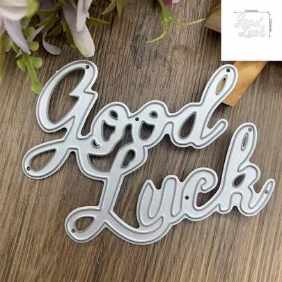 Birthday Greeting Metal Cutting Dies Set, Includes Embossed Paper Mold, Paper Cutting Mold, Scrapbooking Tools, Templates, Storage Bag And Other Craft Supplies.