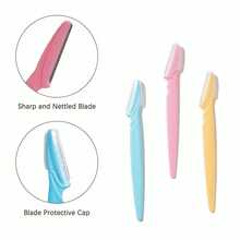 35pcs Women Eyebrow Razor, Multi-Functional Exfoliating Beauty Grooming Tool With Precision Blades, Grooming - Multicolor - View 4