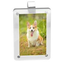 1-4pcs Magnetic Acrylic Car Sun Visor Photo Clip Frame, Multifunctional Car Sun Visor Photo Holder - Square - View 6