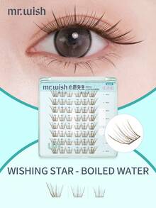 48 Cụm Lông Mi Giả Không Keo - Bộ sưu tập Wish Upon A Star - Lông mi giả cong tự nhiên hiệu MR.WISH (Không bao gồm keo dán) - B - Xem 2
