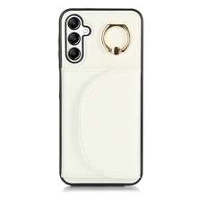 PU 人造皮革手機殼，相容 Galaxy A17 A56 A36 A26 A16 A55 A35 A15 A54 A14 A73 A53 A13 A72 A52 A71 A51 4G 5G，附環形支架，RFID 防盜錢包手機殼，相容 Galaxy S26 S25 Edge S24 S23 S22 S21 FE Plus Ultra，附支架卡槽保護殼 - 白色 - 查看 36