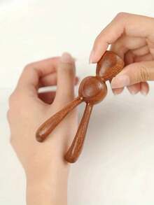 Bunny Ear Massager With Cute Nose, Creative Holiday Gift, Face Lifting Massager And Comb - Multicolor - View 9