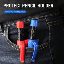Bút chì chuyên dụng đầu dài 2.8mm dùng trong chế biến gỗ, làm từ ruột chì than đen, bền và khó bị gãy, có tích hợp gọt bút chì, thích hợp để đánh dấu dụng cụ tại công trường xây dựng (1 bút + 1 hộp ruột chì). - Bộ - Xem 6