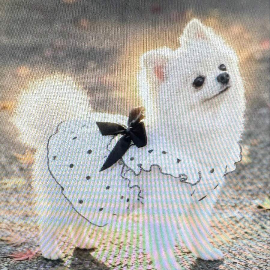 Cute Cherry Print Ruffled Dog Dress With Harness Ring - Summer Sleeveless Pet Apparel For Small Dogs & Cats - Multicolor - View 1