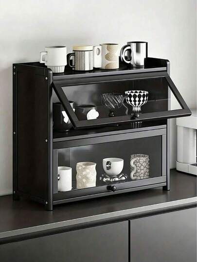 Wandmontierter Duschkorb - Duschablage mit großer Kapazität, ohne Bohren installierbar, Badezimmer Dekoration. Geeignet für Badezimmer-Waschtisch und Küchenlagerung, platzsparend und einfach zu installieren. Doppelstöckige Aufbewahrungskörbe zum Aufbewahren von Pflegeprodukten, Kosmetika und Verschiedenem, Badezimmer-Grundausstattung.