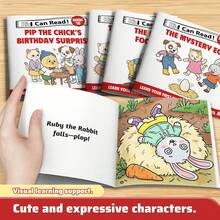 Kids Early Reader Mini Storybook , Kid Can Read Series Level A B, Learn First English Words With Cute Animal Characters, Simple Short Stories For Sight Words And Vocabulary Practice - Kid Can Read10 - View 4