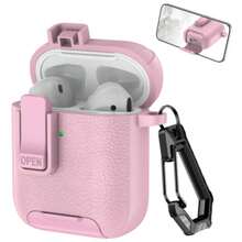 1pc Leather Texture Protective Case Compatible With Apple 2/3/4, Pro 3, Wireless Bluetooth Earphones, Suitable Compatible With Samsung Buds 4/4 Pro, Anti-Drop Earphone Case - Multicolor - View 22