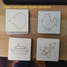 Bộ dụng cụ vẽ tranh bằng gỗ 20/40/60 mảnh, dụng cụ vẽ tranh cho trẻ mẫu giáo, tiểu học, người mới bắt đầu, vẽ graffiti, bé trai và bé gái, quà tặng giáo dục lý tưởng. - Nhiều màu - Xem 6