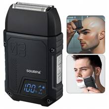 Solimpia Professional Electric Shaver - 3-In-1 Beard And Head Trimmer - Black - View 2
