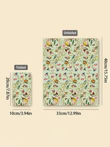 20pcs Elegant Watercolor Paper Napkins, Bird And Floral Patterns, 2-Ply, Suitable For Weddings, Birthdays, Celebrations, Watercolor Bird Print, Disposable Fancy Napkins For Parties, Dining Table Decor - Multicolor - View 6