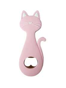 Ouvre-bouteille aimant de réfrigérateur en forme de chat rose, cadeau de mariage décoration de la maison ; Aimant de réfrigérateur en forme de chat noir, autocollant magnétique créatif - Multicolore - Voir 13
