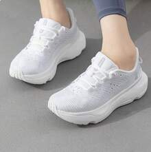Under Armour New Women's Low-Top Fashionable Cushioned Sports Training Running Shoes - White - View 3