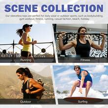 Women's Salem Witch Sleeveless Top - Gothic Witch Design With Salem Witch & Bats Print, Round Neck Summer Shirt For Themed Events, Casual Wear & Halloween Outfits - Lightweight Polyester Blouse With Witch Silhouette & Salem Lettering, Machine Washable, Relaxed Fit, Vibrant Witch-Themed Graphic, Pink & Purple Hues, Witch Hat & Broomstick Design, Ready-To-Wear Casual Style - 黑色 - 查看 5