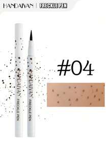 HANDAIYAN 1ml Natural Freckle/Mole Pen, Highly Pigmented Waterproof, Easy To Apply, Creates Refined Makeup Look, Suitable For Parties, Festivals, Daily Makeup, Halloween, Christmas, Autumn/Winter. Also Applicable For Camping, Travel, Gatherings And Other Fashionable Makeup Occasions. Cosmetic Product, Face Painting, Makeup, Suitable For Women, Winter/Spring, Suitable As Birthday, Valentine's Day, Mother's Day Gift, Carnival Party. - 04 - Xem 1