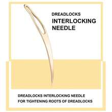 WILLBOND 3 Pcs Dreadlock Tool For Locs Sisterlock Retighten Interlocking Micro Locs Tool For Sisterlocks Dreadlock Interlocks Tightening Maintaining(Gold) - Trắng - Xem 7