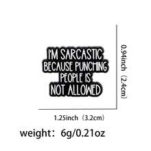 “我看不到任何好处”珐琅徽章，趣味黑色短语胸针翻领别针徽章，可别在背包、服装配饰、时尚珠宝或作为朋友礼物 - 黑色 - 查看 13