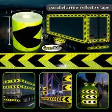 5cm*3 Meters Reflective Safety Warning Tape, High Visibility PVC Plastic Warning Strip Suitable For Automotive - Multicolor - View 19