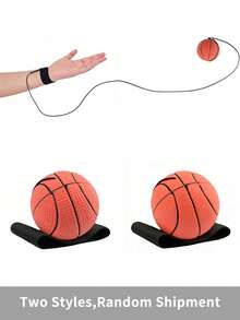 Wrist Return Ball On A String - 2.48 Inch Rebound Sport Ball With Elastic Strap For Soccer, Basketball, Baseball Practice | Outdoor Party Game & Wrist Exercise For Teens, Adults, And Family Fun - Multicolor - View 7