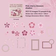 Etori Life Blooming Inflorescence Set Vintage Floral Con Borde De Encaje Material De Decoración De Planificador Paquete De Pegatinas PET Para Portátil, Pegatinas De Teléfono, Maleta, Álbum De Fotos, Accesorios De Decoración De Oficina, Decoración De Habitación, Suministros De Scrapbooking, Manualidades DIY, Bolsas De Papel De Regalo Para Estudiantes, Creación De Tarjetas, Sellado De Horneado, Fiesta Vintage, Suministros Escolares, Regalo Para Amigos, Pegatinas Resistentes Al Agua - Serie de flores - Ver 12
