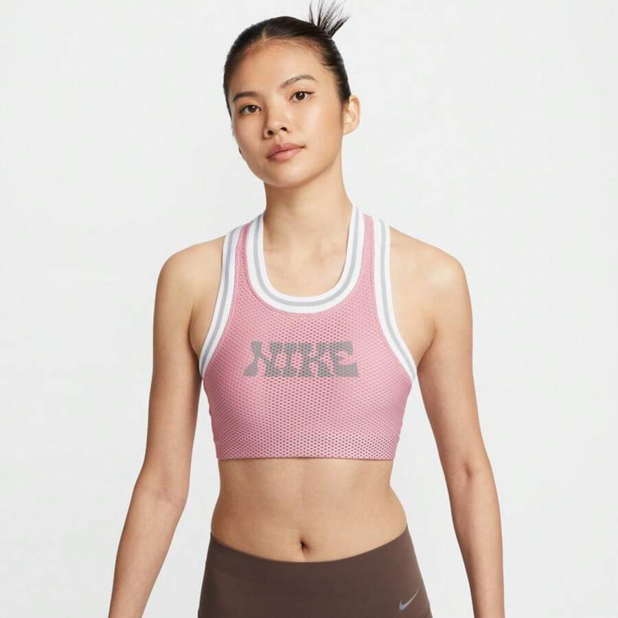 Nike 女士 AS W NK JERSEY BRA GCEL 运动文胸 BRA-LIF0616-616 - 紅色 - 查看 1