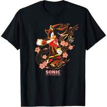 Sonics Thes Hedgehogs Sonics X Shadow Generations Shadow & Sonics T-Shirt Exclusive T-Shirts For Premium Fans Unisex Casual Short-Sleeved Tees A Must-Have For Fans Suitable For Festivals, Parties, Homewear, Daily Commutes, Back-To-School Outfits And Concert Looks Printed And Shipped In The USA 100% Cotton T-Shirts Opaque, Versatile Basic Tees - Đen 19 - Xem 1