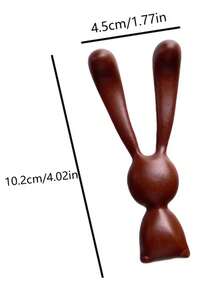 Bunny Ear Massager With Cute Nose, Creative Holiday Gift, Face Lifting Massager And Comb - Multicolor - View 7