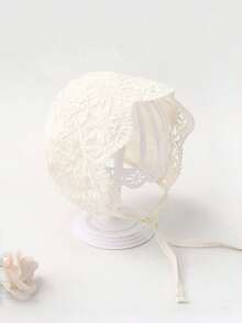 Infant Sun Hat, Thin Summer Princess Lace Sunshade Hat For Baby Girls 0-3-6 Months - A - View 6