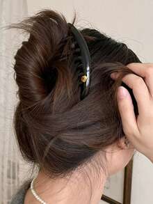 3pcs Vintage Crescent Moon Shaped High-End Hair Clips, Suitable For Buns, Side Combs, Hair Accessories,Summer,Holiday,Travel - Multicolor - View 10