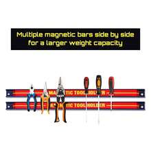 Heavy-Duty 18 Inch Magnetic Tool Holder – 6 Pack Wall Mount Storage For Garage & Workshop - Red - View 9