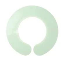 1pc Silicone Neck Strap With Reusable Black Haircut Cape, Anti-Hair Shedding Design - Multicolor - View 10