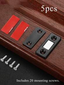 超薄自粘磁性柜锁 - 免钻孔磁性门闩，防盗锁，适用于衣柜、壁橱、冰箱、橱柜 - 强力磁条（安装简便）密封胶磁性柜门抽屉锁，适用于厨房橱柜和衣柜的闭合 - 彩色 - 查看 12