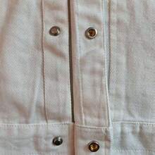 Chaqueta vaquera de corte holgado 2026, estilo callejero - Blanco - Ver 6