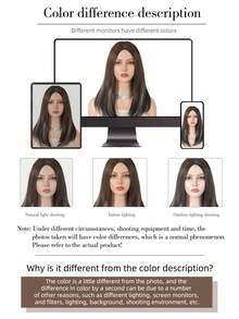 Bộ tóc giả kiểu dáng sành điệu dành cho các cô gái châu Á này được làm từ sợi tổng hợp chịu nhiệt. Chiều dài khoảng 45 cm / 17,7 inch. Thiết kế trùm đầu kín, phù hợp cho phụ nữ sử dụng trong các hoạt động hàng ngày và cũng có thể dùng làm quà tặng. - Nhiều màu - Xem 7