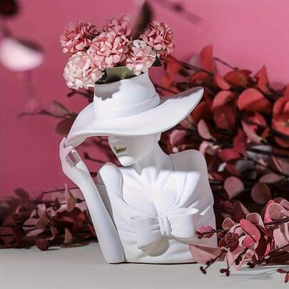 قطعة واحدة من ترتيب الزهور الإلهة الأنيقة والبسيطة من النوردي، مناسبة للغرفة المعيشية والمدخل والمقهى والشرفة