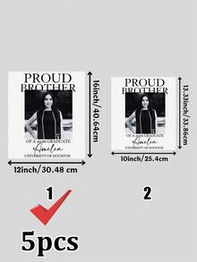 Pegatinas de transferencia de calor DTF personalizadas, impresión de transferencia DTF personalizada: diseño de prensa de calor personalizado, Familia orgullosa graduada 2026 - Foto y texto recubiertos, pegatinas de transferencia de calor personalizadas en varios tamaños, DTF Directo a película, impresión DTF personalizada, Transferencia de prensa de calor, Impresión de camisetas personalizada, Adhesivo instantáneo - Multicolor - Ver 16