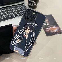 Funda de teléfono linda de anime K-ON para chicas, para Apple 11 12 13 14 15 16 17Pro Max Plus, funda protectora con revestimiento. - z2 - Ver 3