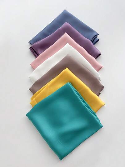 1pc Women's Silk Scarf Shawl Large Square Bandana Beach Towel Headscarf Hair Tie Headwear Clothing Accessories Headband Shawl Bandana Top Headwrap Square Scarf Bandana