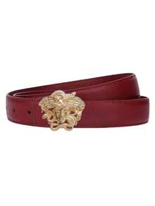 女士休闲百搭真皮腰带 - 彩色 - 查看 4